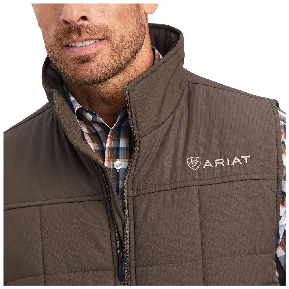 10041518 Ariat Men's Crius Insulated Vest - Banyan Bark