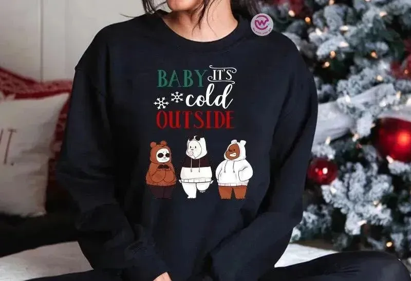 Adult Hoodies - Christmas - 3 BEARS