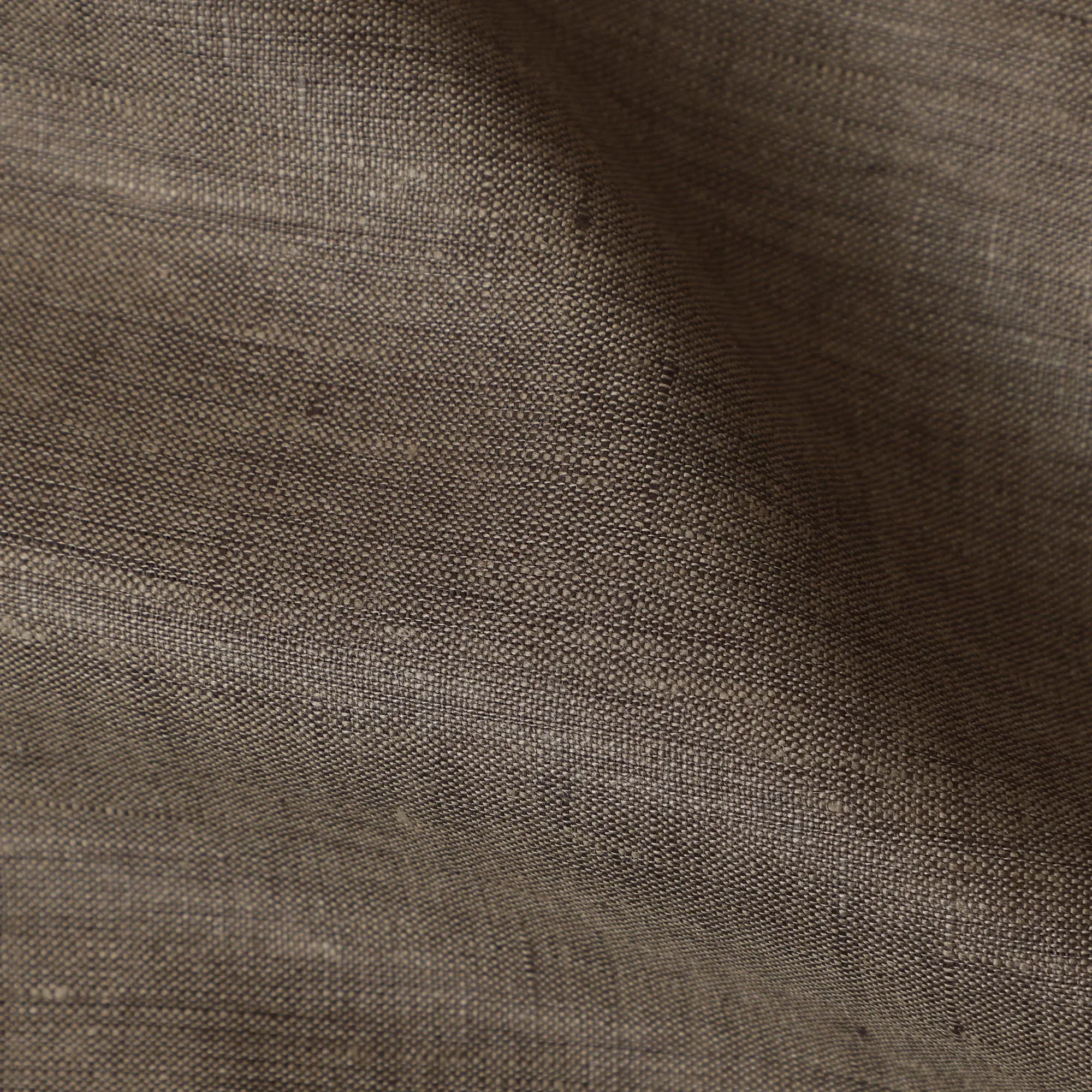 Brown Pure Linen Fabric for Tailoring, 60 Lea, 150 cm Width-D20558