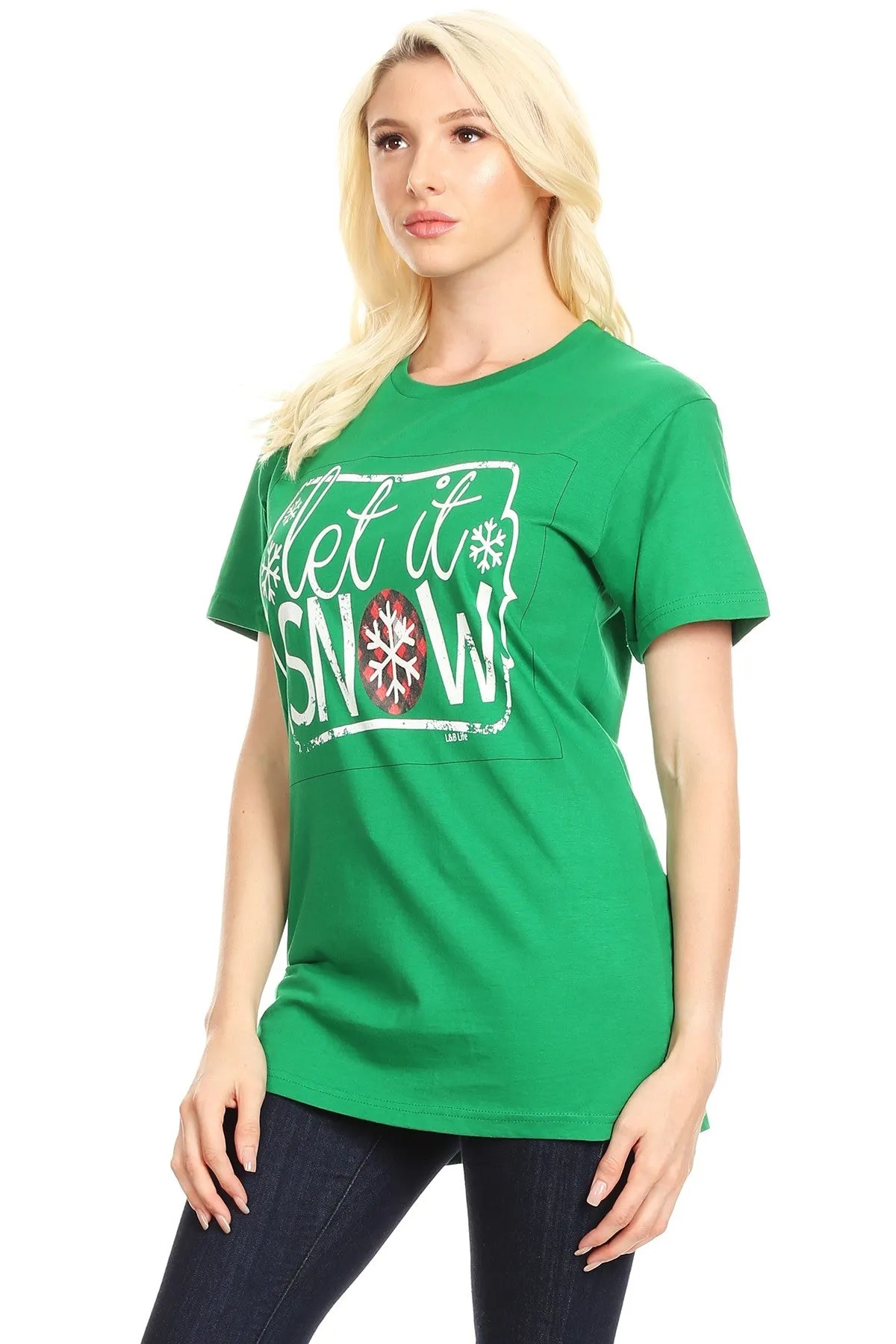 CH LET IT SNOW- GREEN