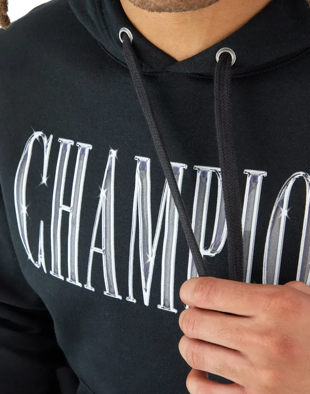 Champion Men's Powerblend Hoodie, Chrome Champion