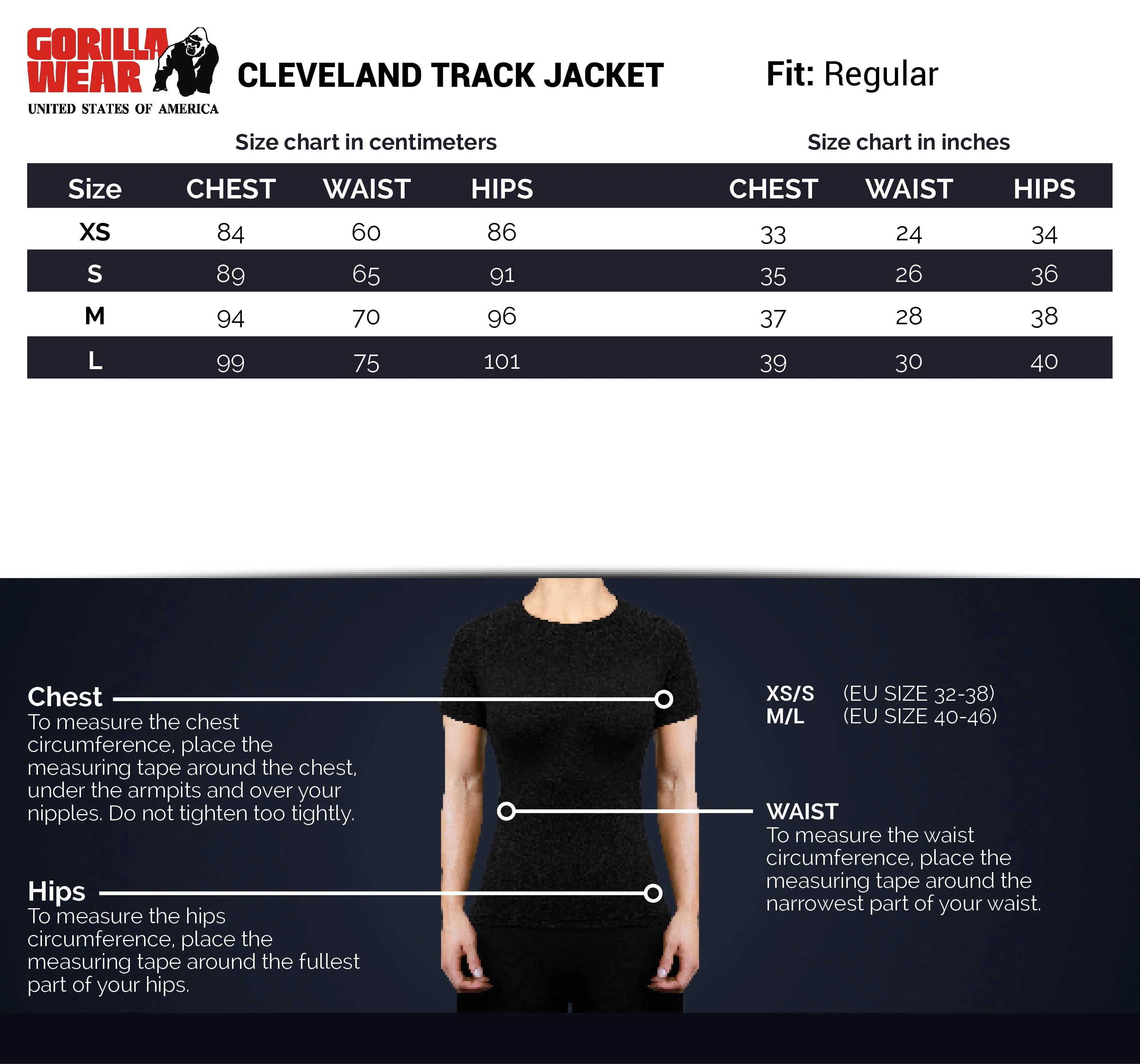 Cleveland Track Jacket - Black