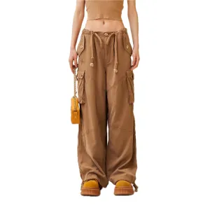 Compass Cross Retro Paratrooper Pants Khaki