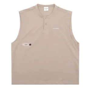 Cooper Nylon Vest Tan - SS24