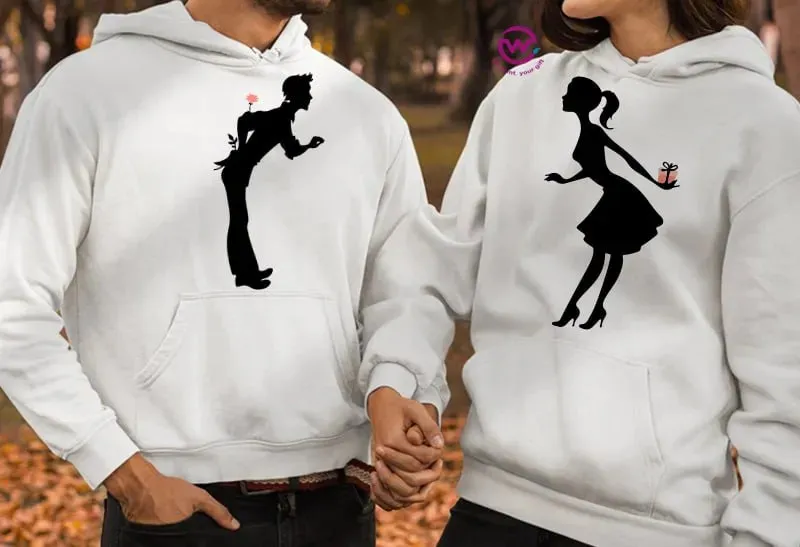 Couple Hoodie-Couples Icons