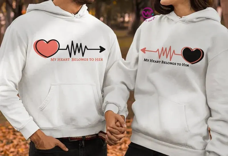 Couple Hoodie-Couples Icons