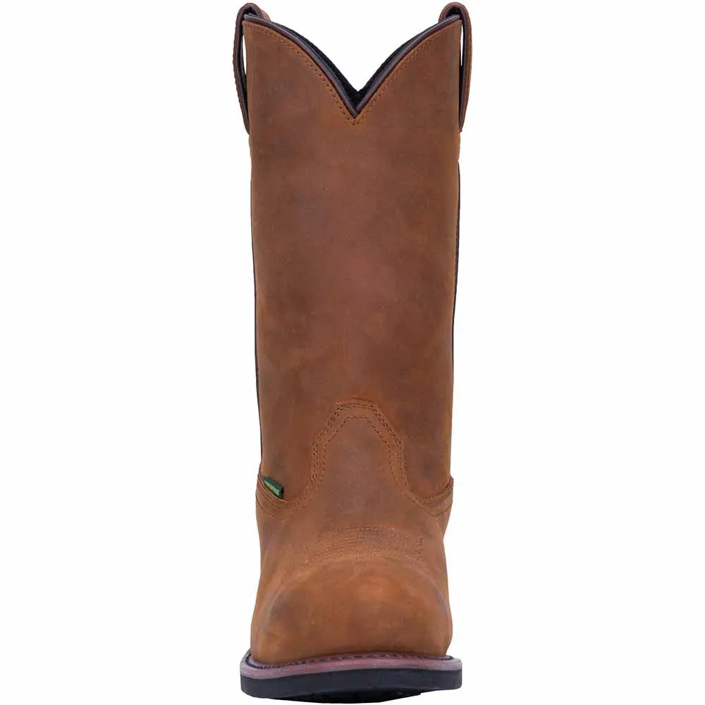 Dan Post Tan Distressed Leather Western Boot