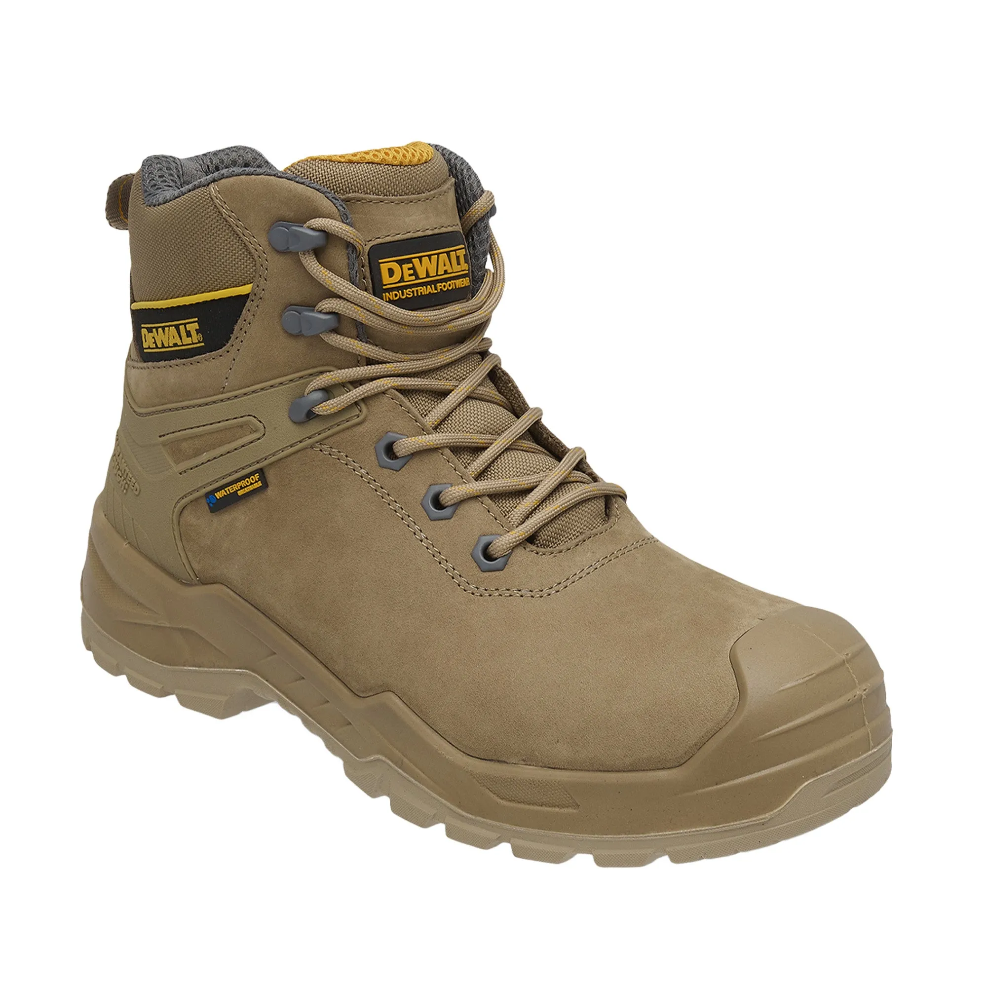 DEWALT Hayes Men's Leather, Steel Safety Toe, Waterproof Work Boot