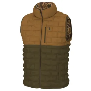 Duck Down Vest Old School Camo