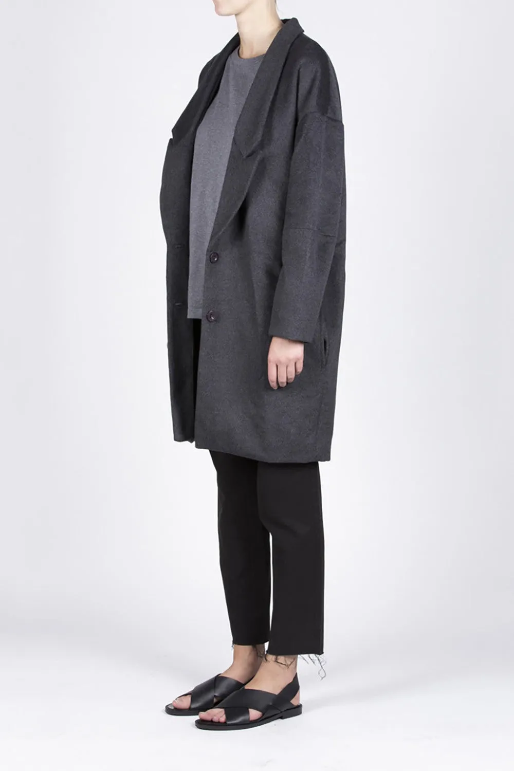 Eden Coat - Charcoal