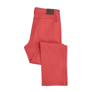 Flex Five Pocket Stretch Pant- Mineral Red