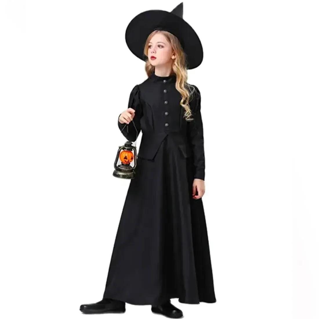 Fun Black Kid Witch Outfit Dresses