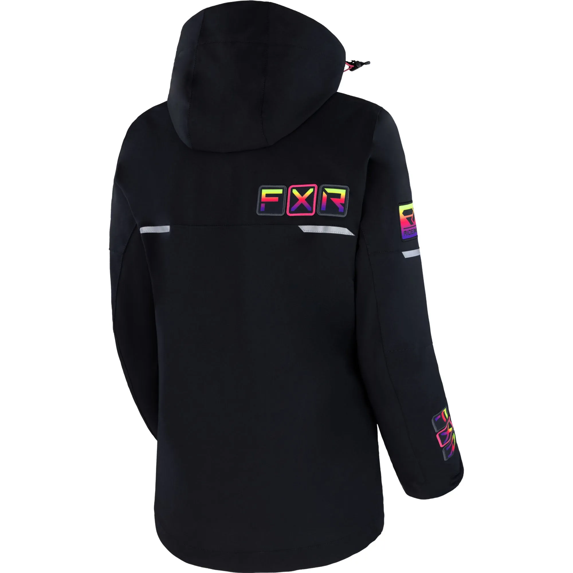 FXR Maverick Snowmobile Jacket Black/Neon Fusion