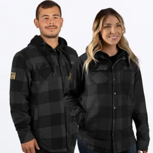 FXR Timber Insulated Flannel Jacket Charcoal/Black Grey