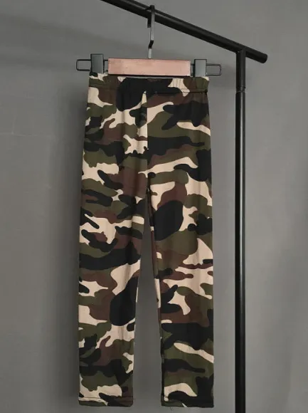 Girls Camo Always Looks Good Leggings