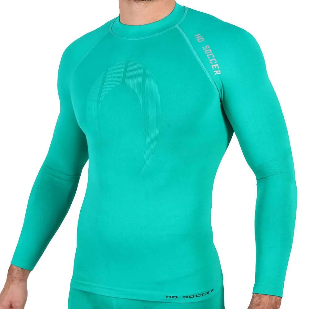 GREEN HO SOCCER LONG SLEEVE BASELAYER TOP