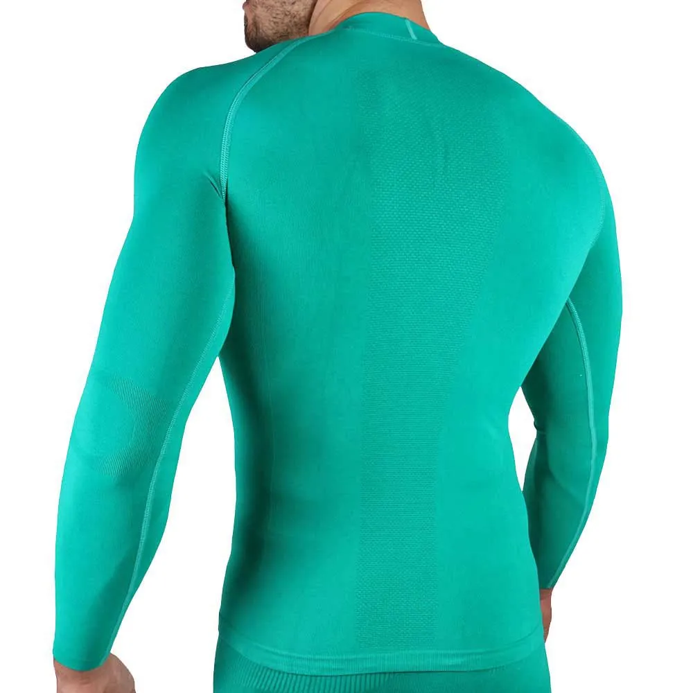 GREEN HO SOCCER LONG SLEEVE BASELAYER TOP