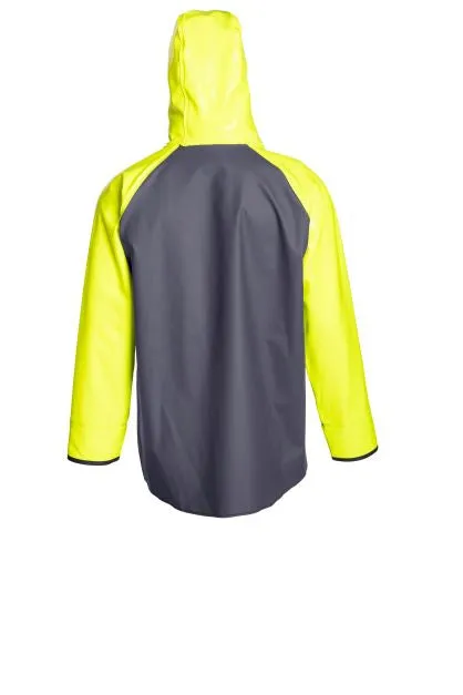 Grundens Men's Hauler Hi-Vis Waterproof Hooded Jacket