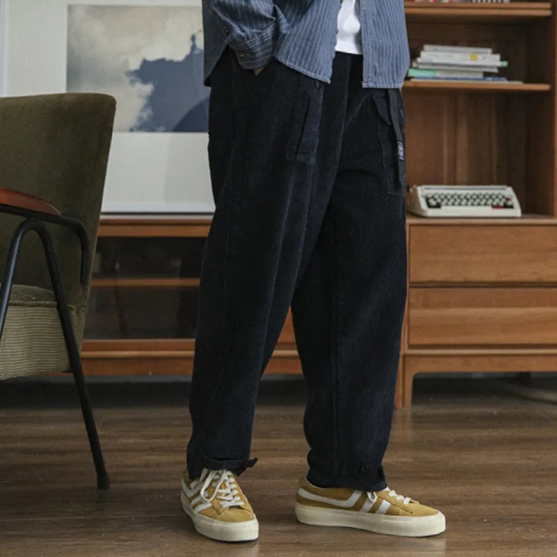 Japanese Retro Corduroy Pants