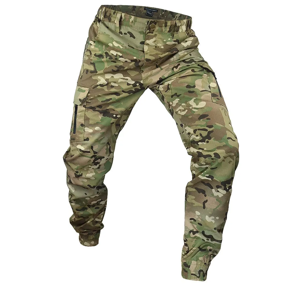 Mege Tactical Camouflage Joggers Outdoor Ripstop Cargo Pants Working Clothing Hiking Hunting Combat Trousers Men&#39;s Streetwear