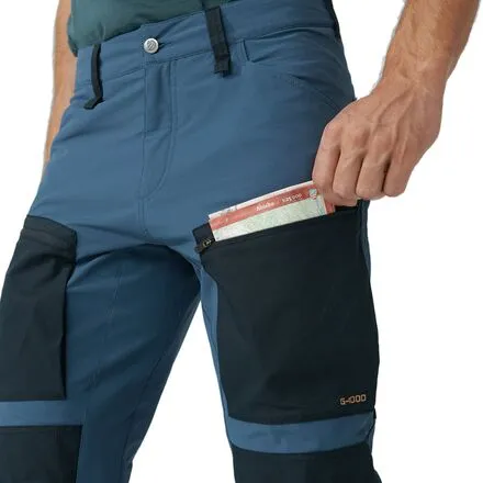 Men's Keb Agile Regular Pants Fjallraven, Indigo Blue/Dark Navy