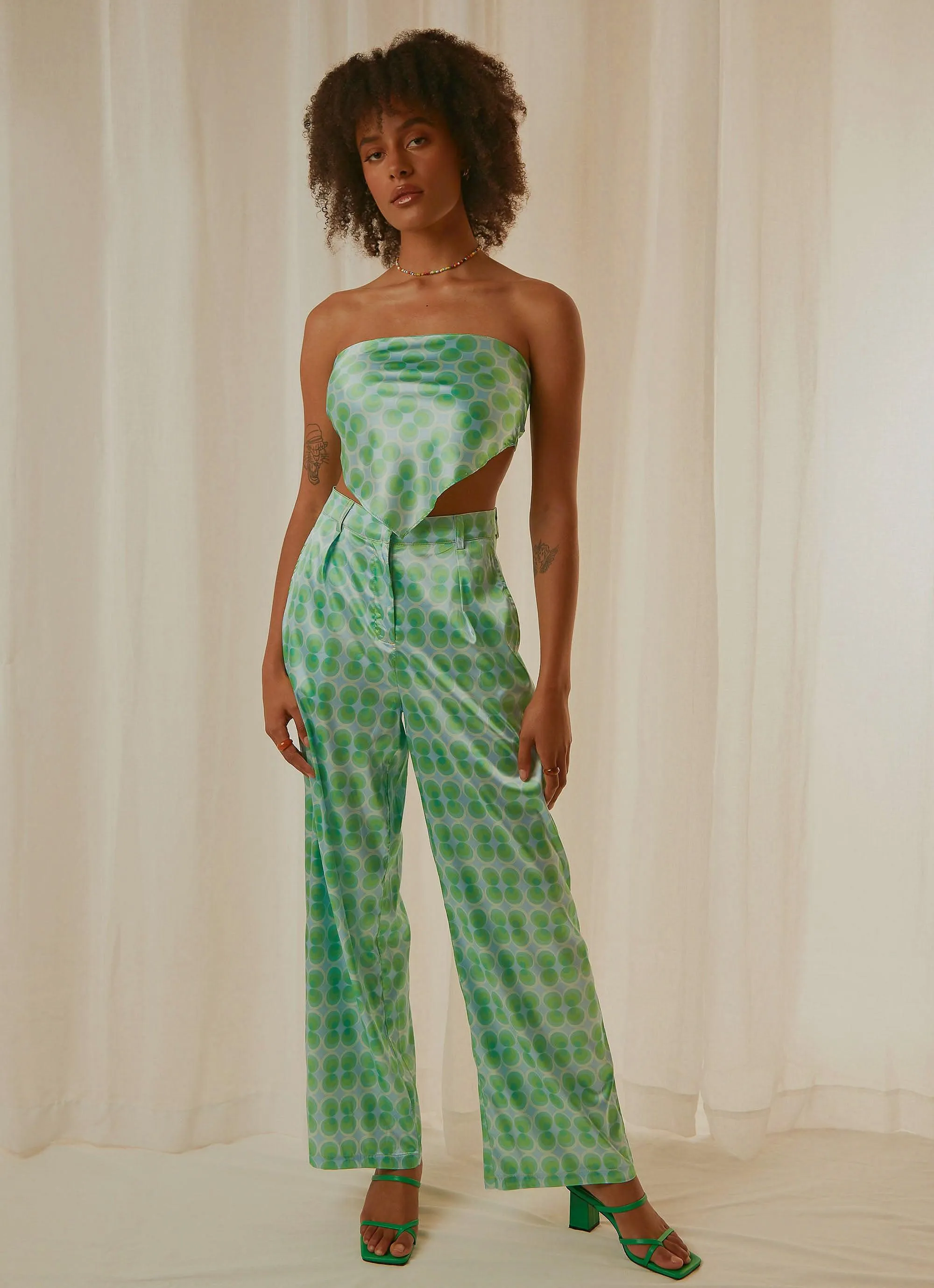 Past Treasures Pants - Seafoam