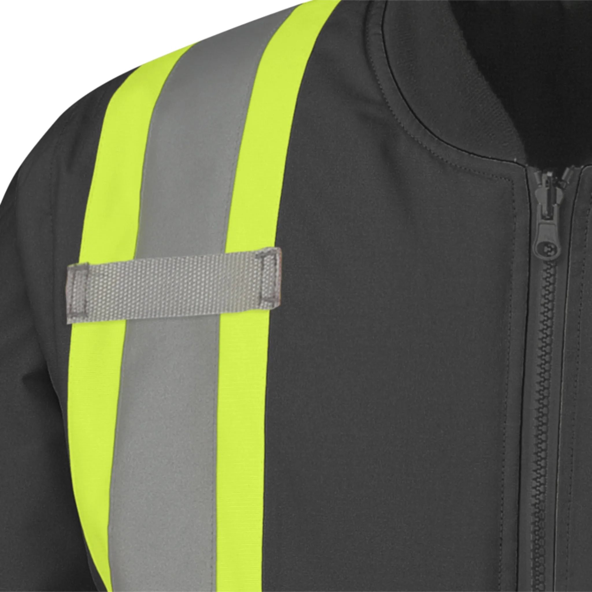 Pioneer Men's Hi Vis 6-in-1 Winter Work Parka - CSA Certified, Waterproof, Windproof, Reflective Tape, 300D Poly, Versatile Jacket | Sizes XS-5XL