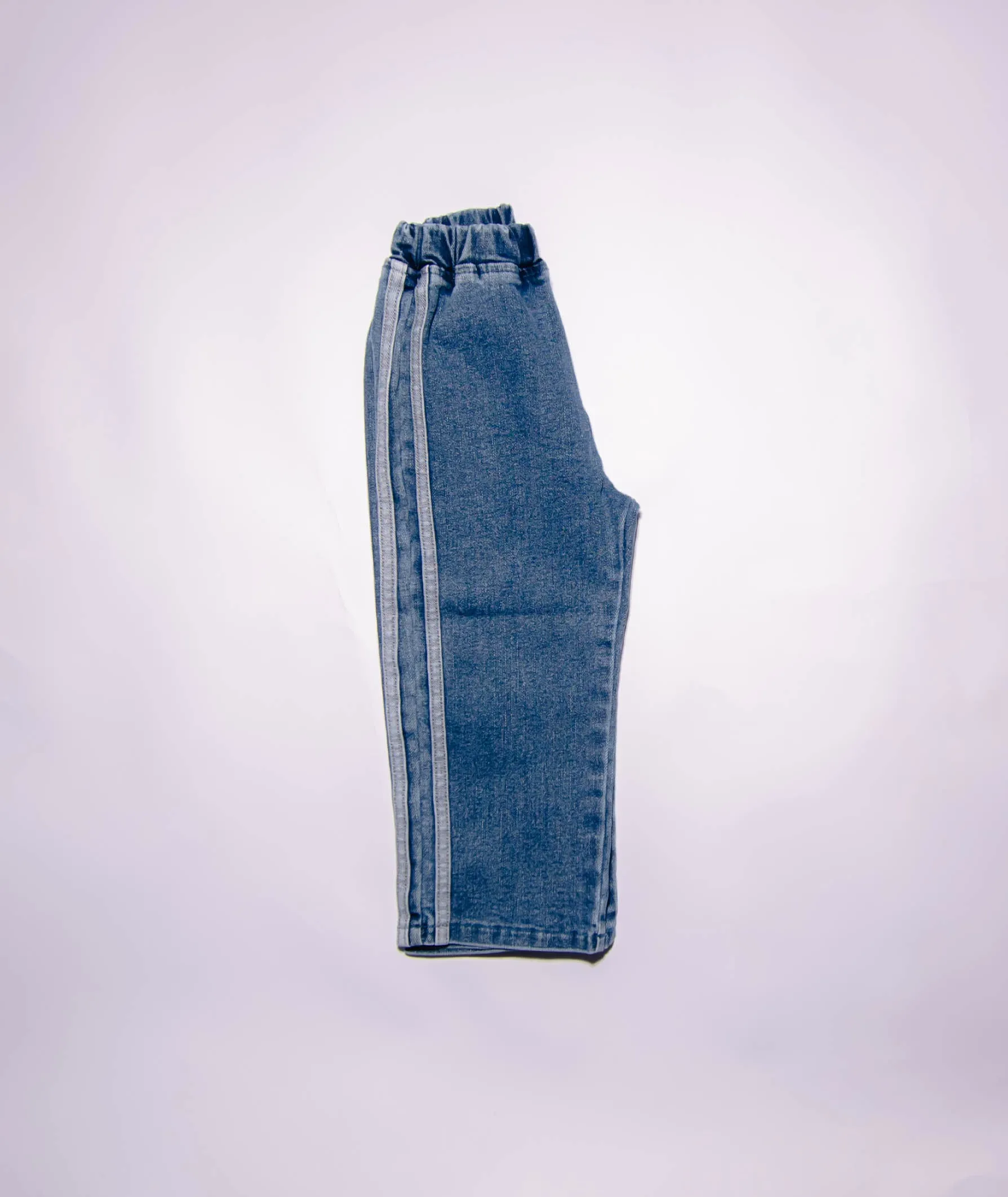 Retro Denim Twist Pants