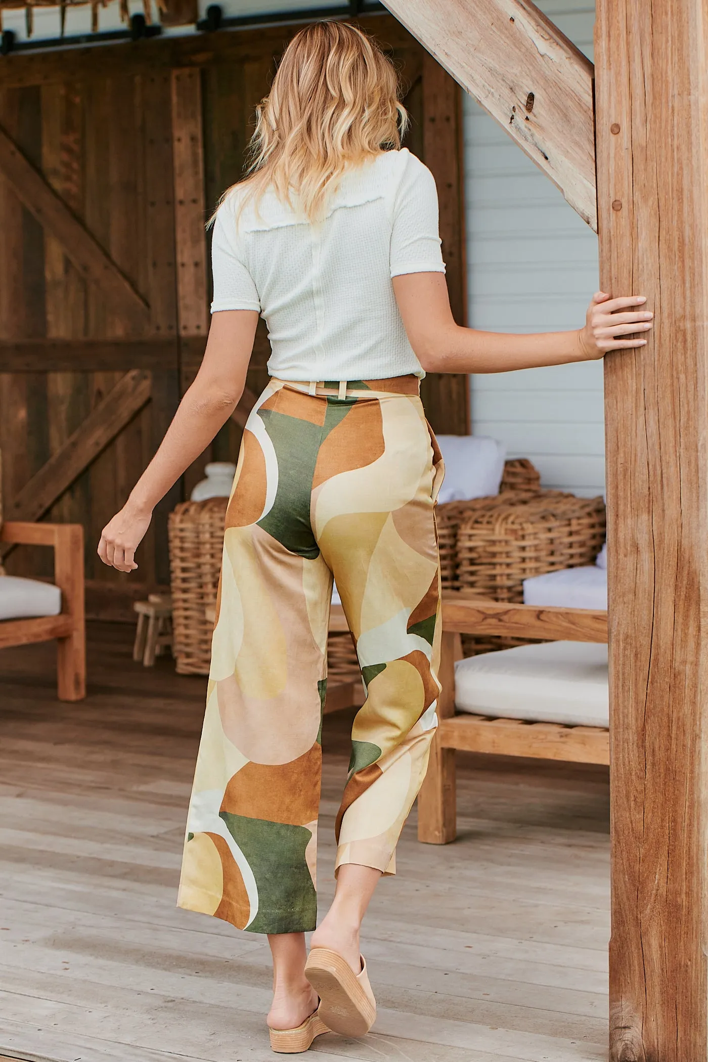 Retro Resort Wide Leg Pants ~ MOS the label