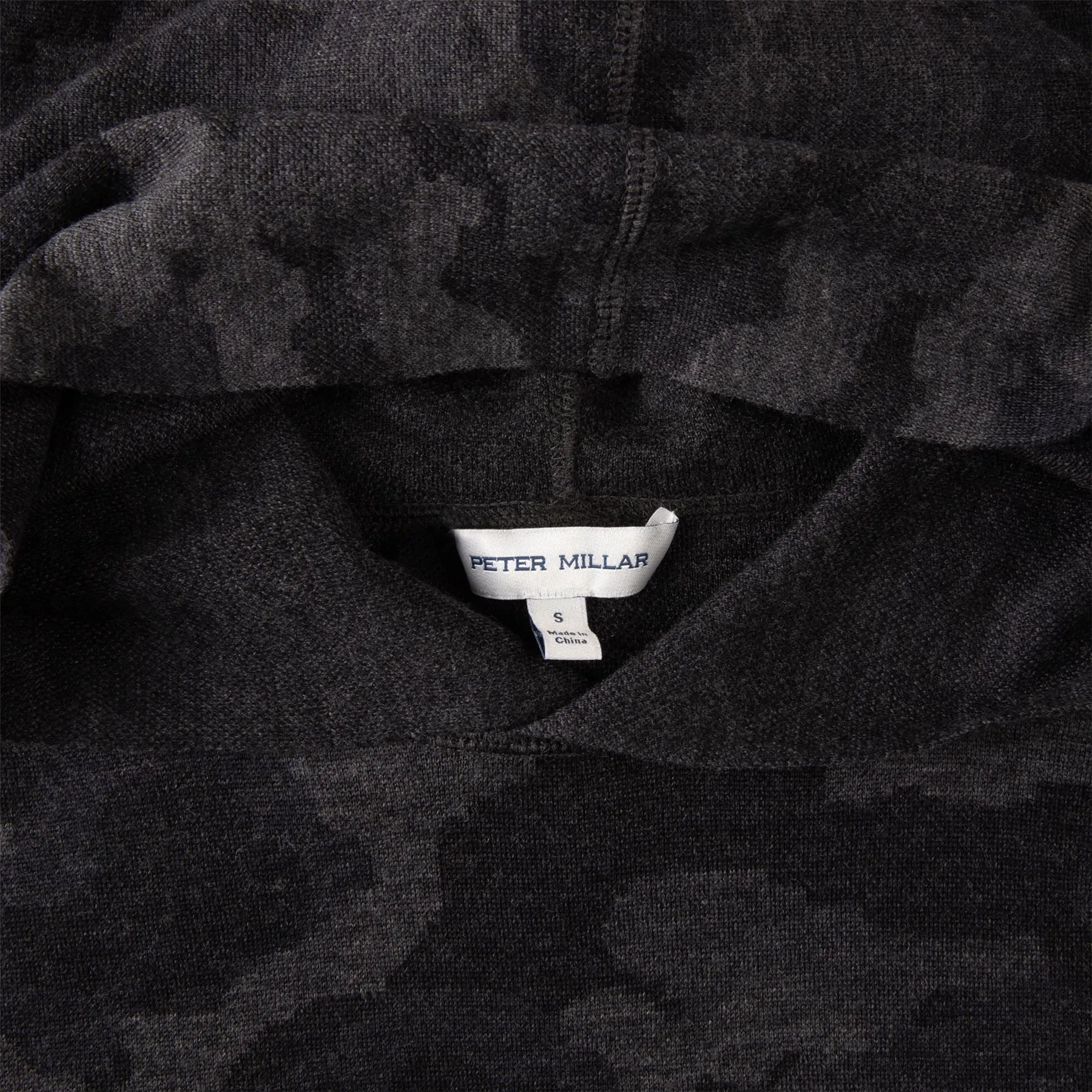 Reversible Camo Popover Hoodie Black - AW23