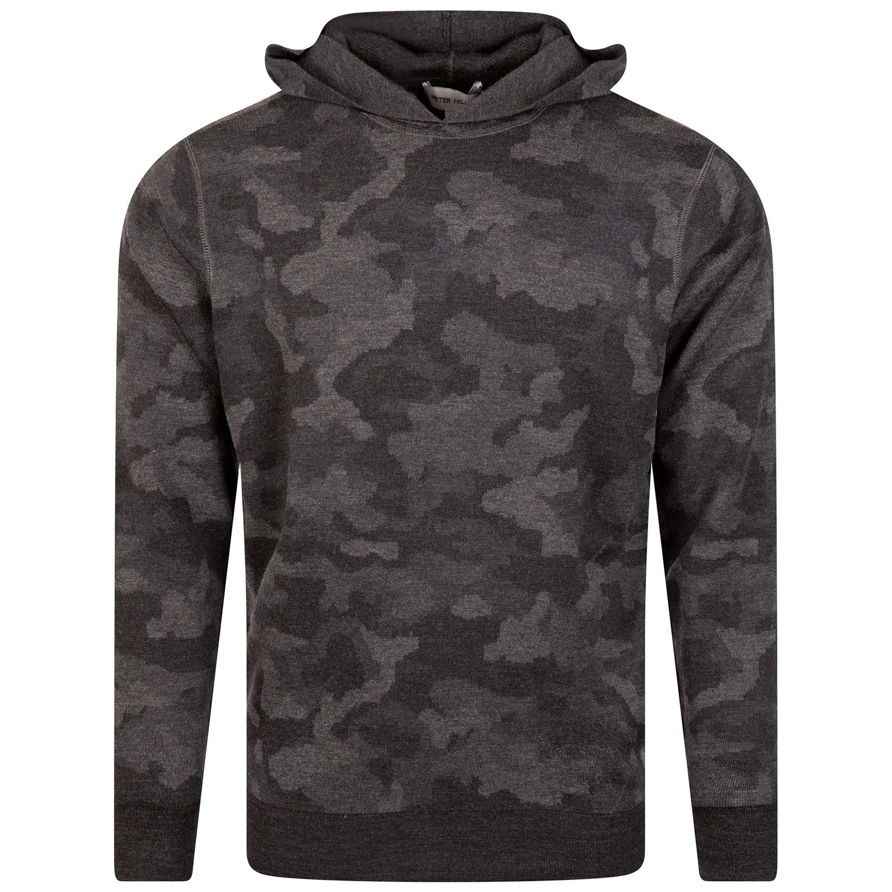 Reversible Camo Popover Hoodie Black - AW23