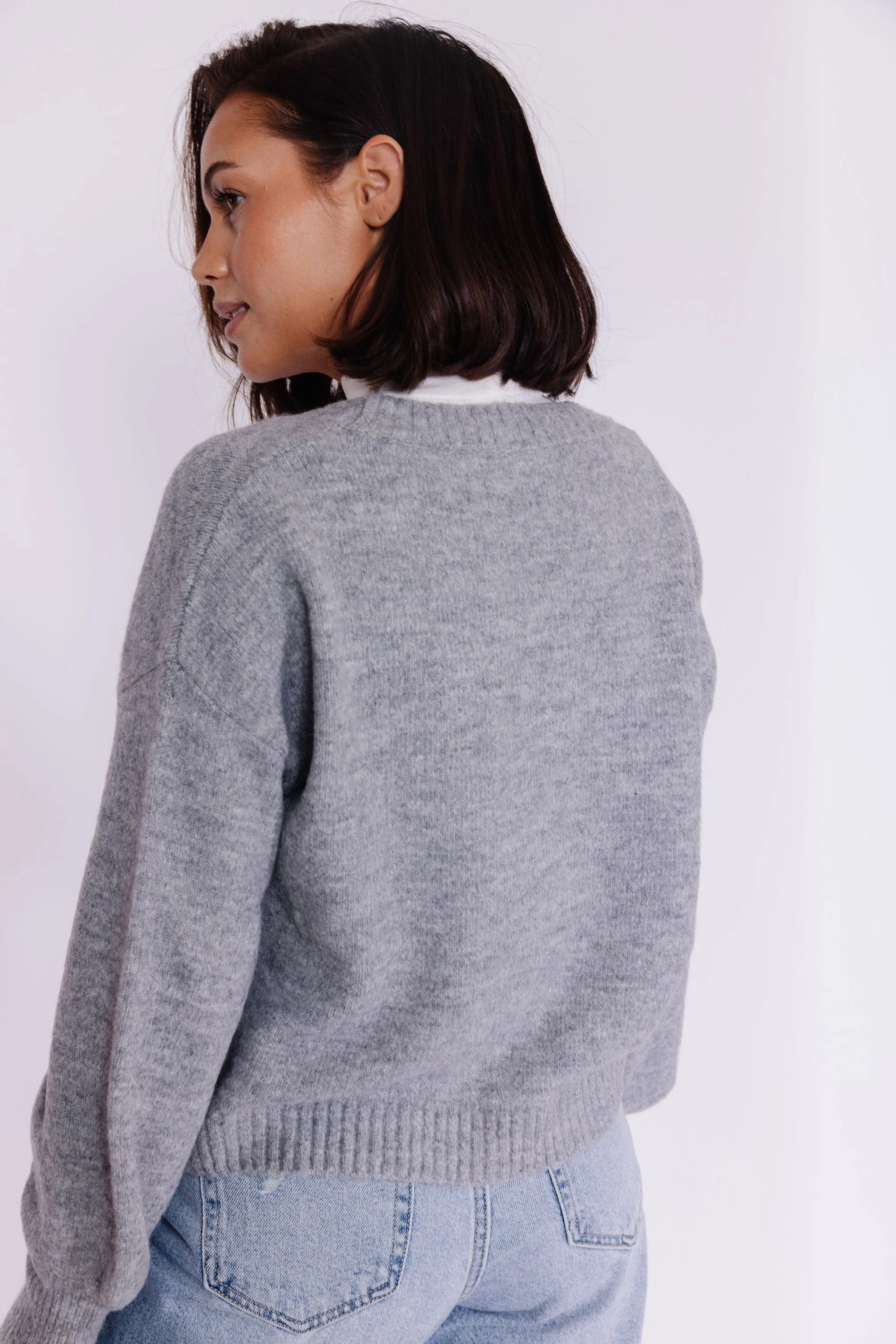 Rowen Cardigan in H. Grey