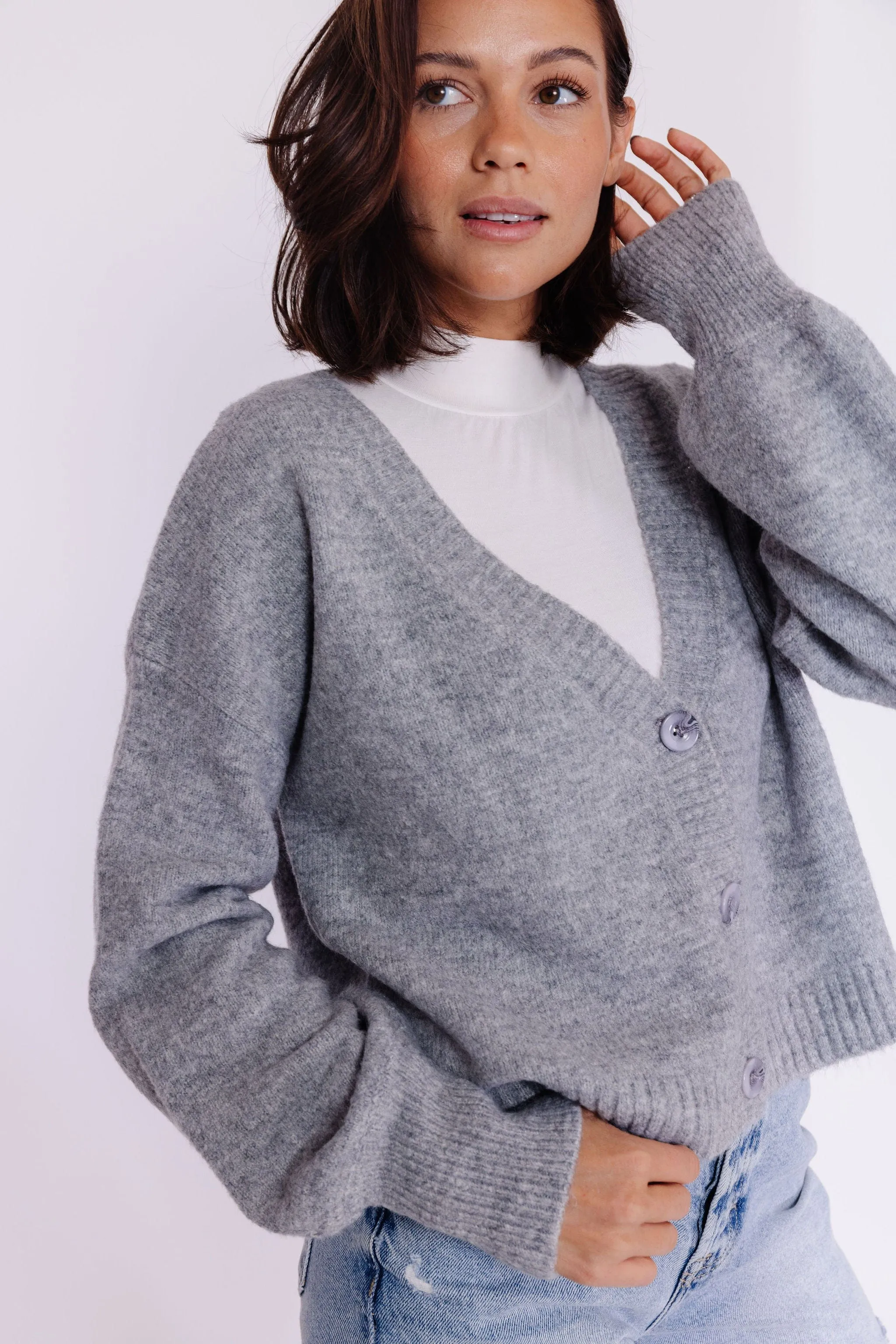 Rowen Cardigan in H. Grey