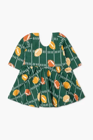 SALE - Long Sleeve Let's Dance Dress_Football Fun