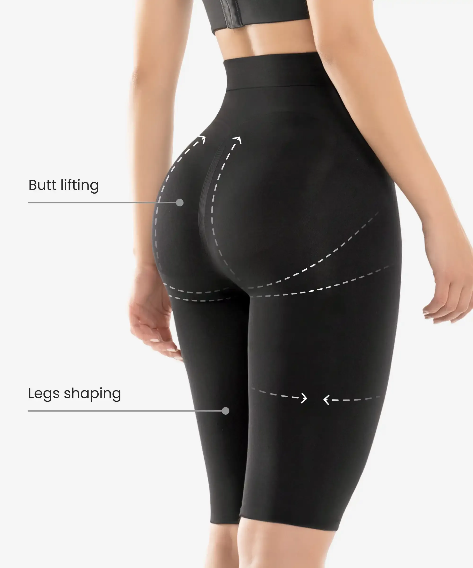 Seamless Abdomen Contouring Capri - Style 1520