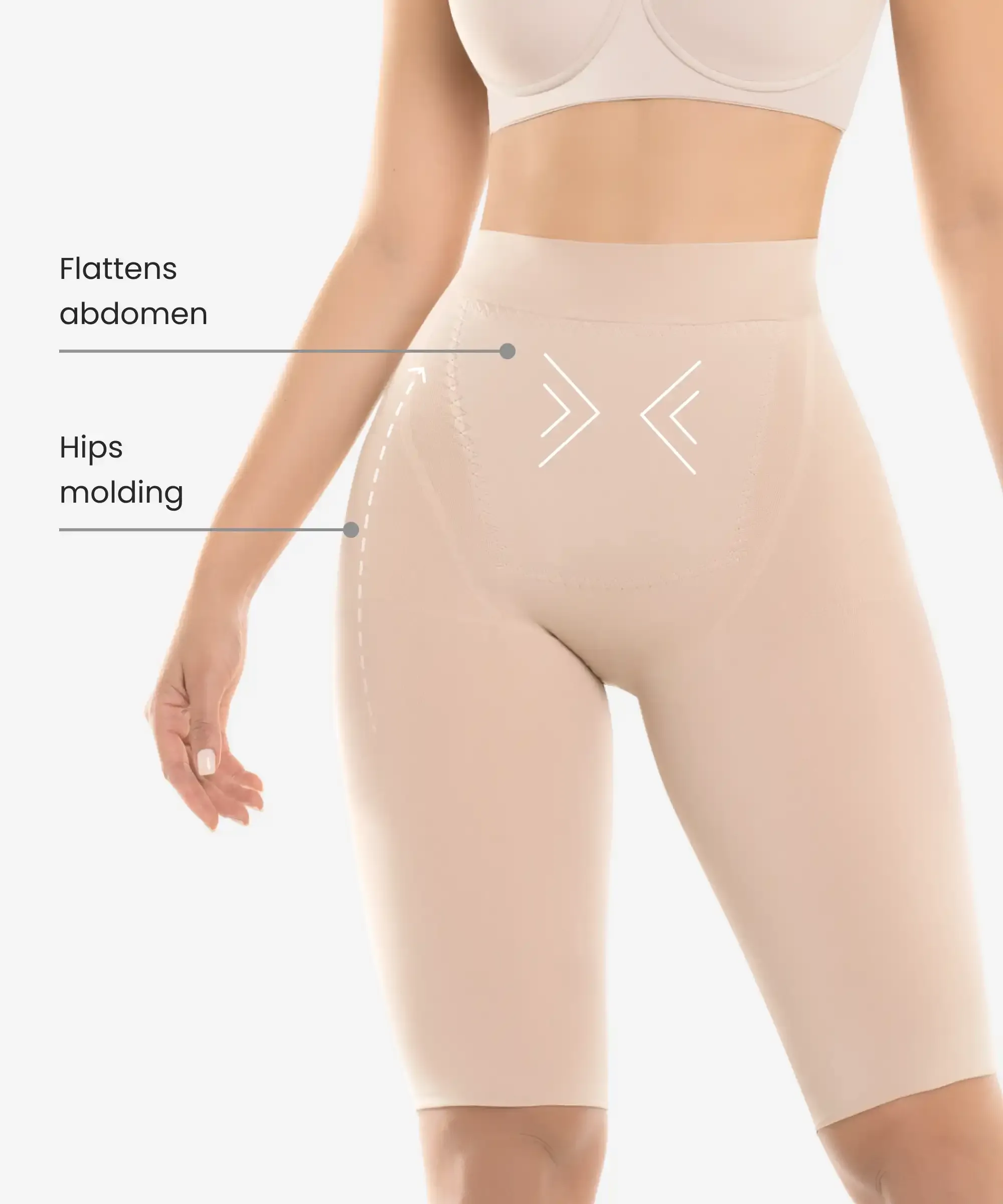 Seamless Abdomen Contouring Capri - Style 1520