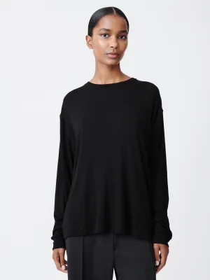 Simmons Lyocell T-Shirt in Black