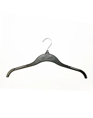 Solid Plastic &  Durable Hanger For Coats/ Clothes Tu Sh47N-Black