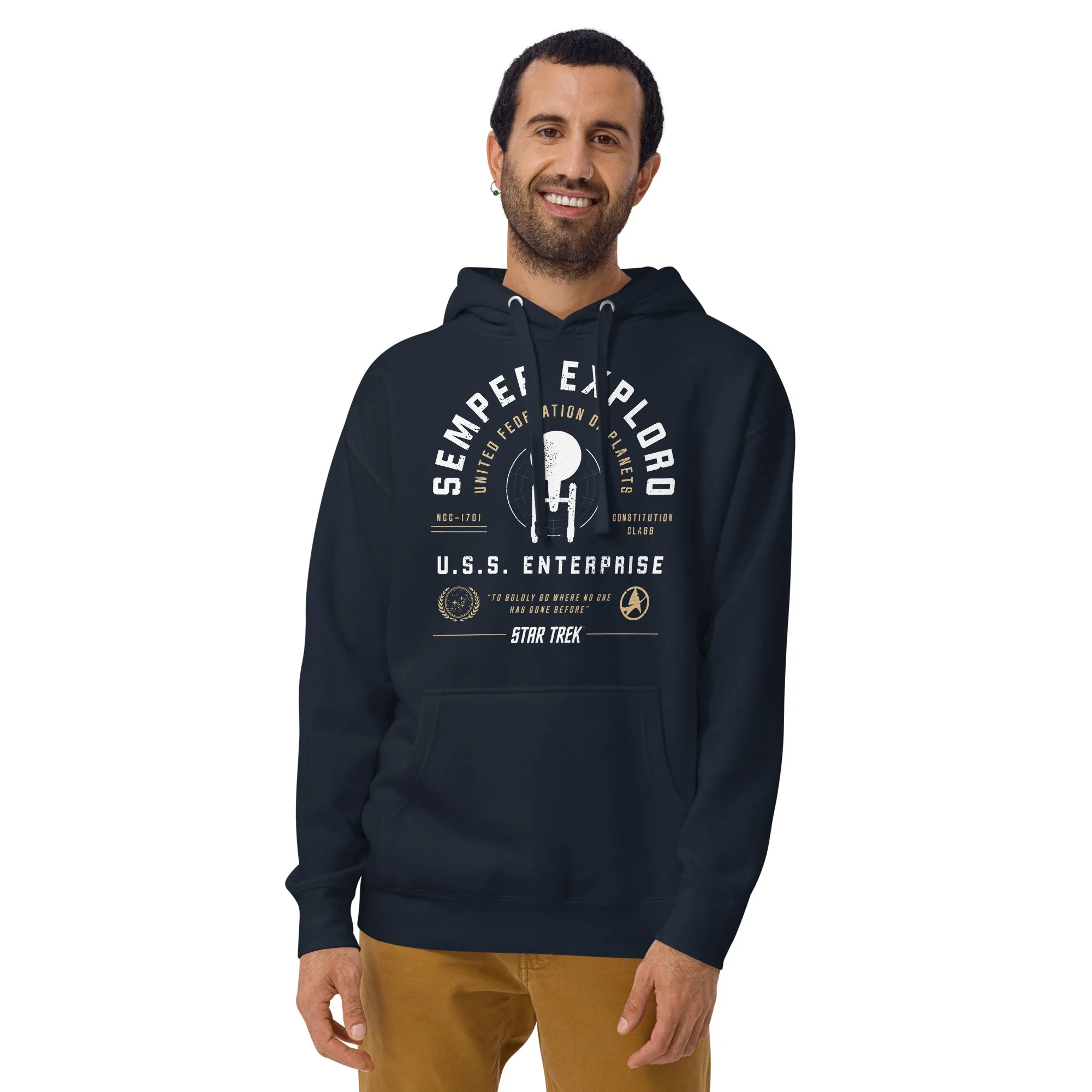 Star Trek Semper Exploro Adult Hoodie