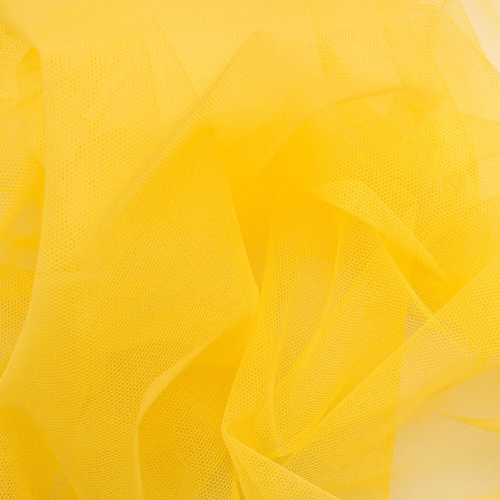 Strong Yellow Polyamide Tulle