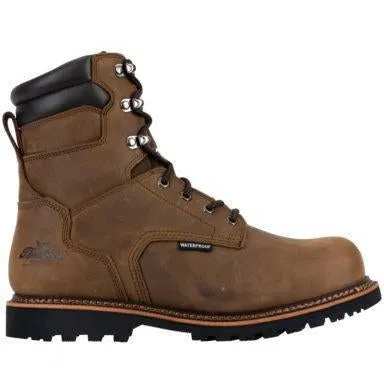 Thorogood Men's V-Series 8" WP Comp Toe Work Boot - Brown - 804-3237