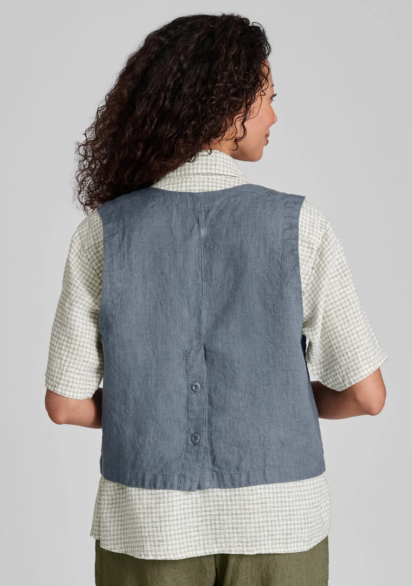 Valued Vest - Linen Vest