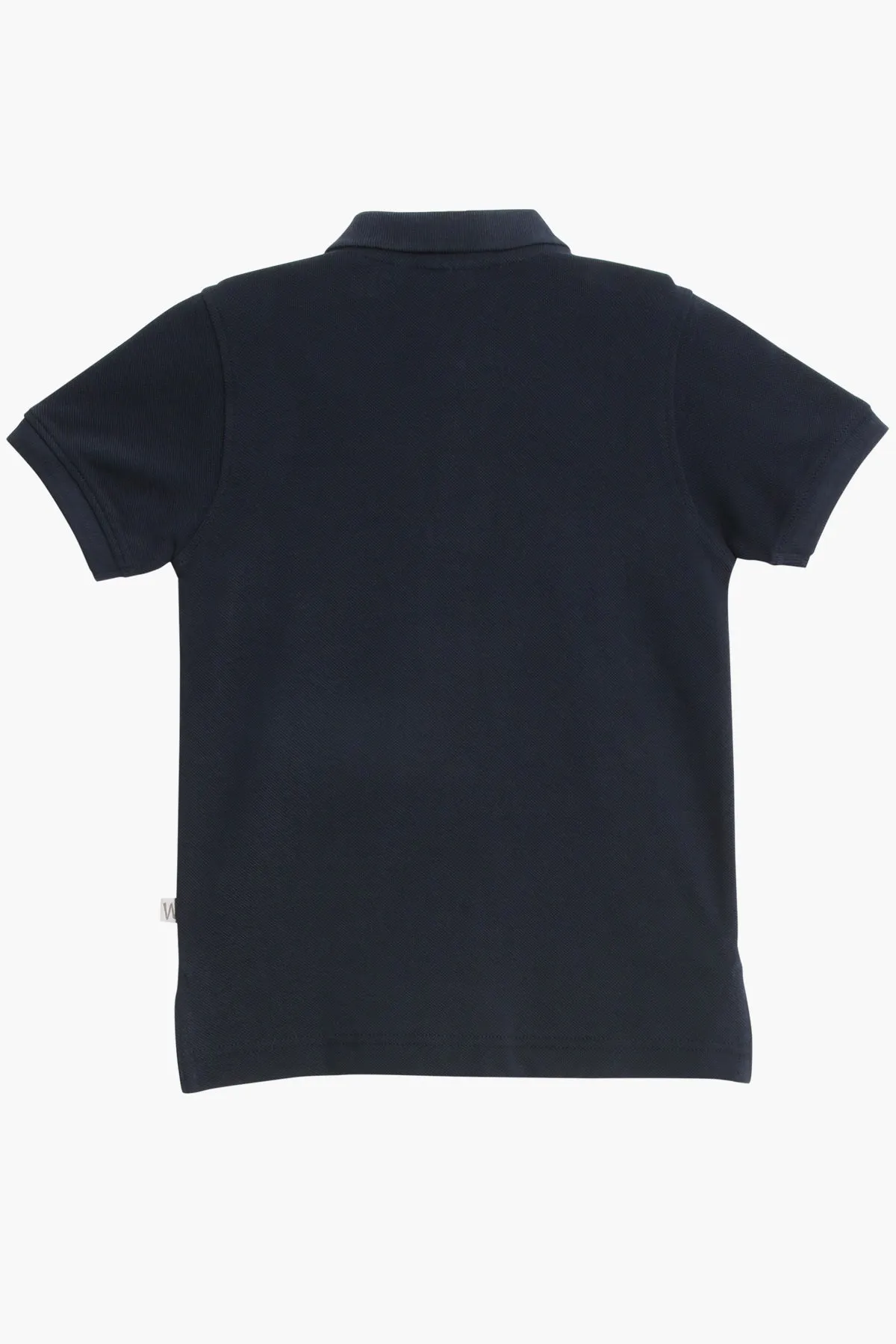 Wheat Anchor Boys Polo - Navy