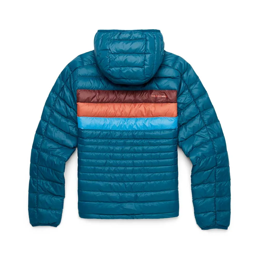 Women's Fuego Down Hooded Jacket - Abyss Stripes