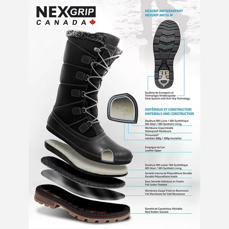 Women's NexGrip Ice LITE-V Wide 2E (Black)