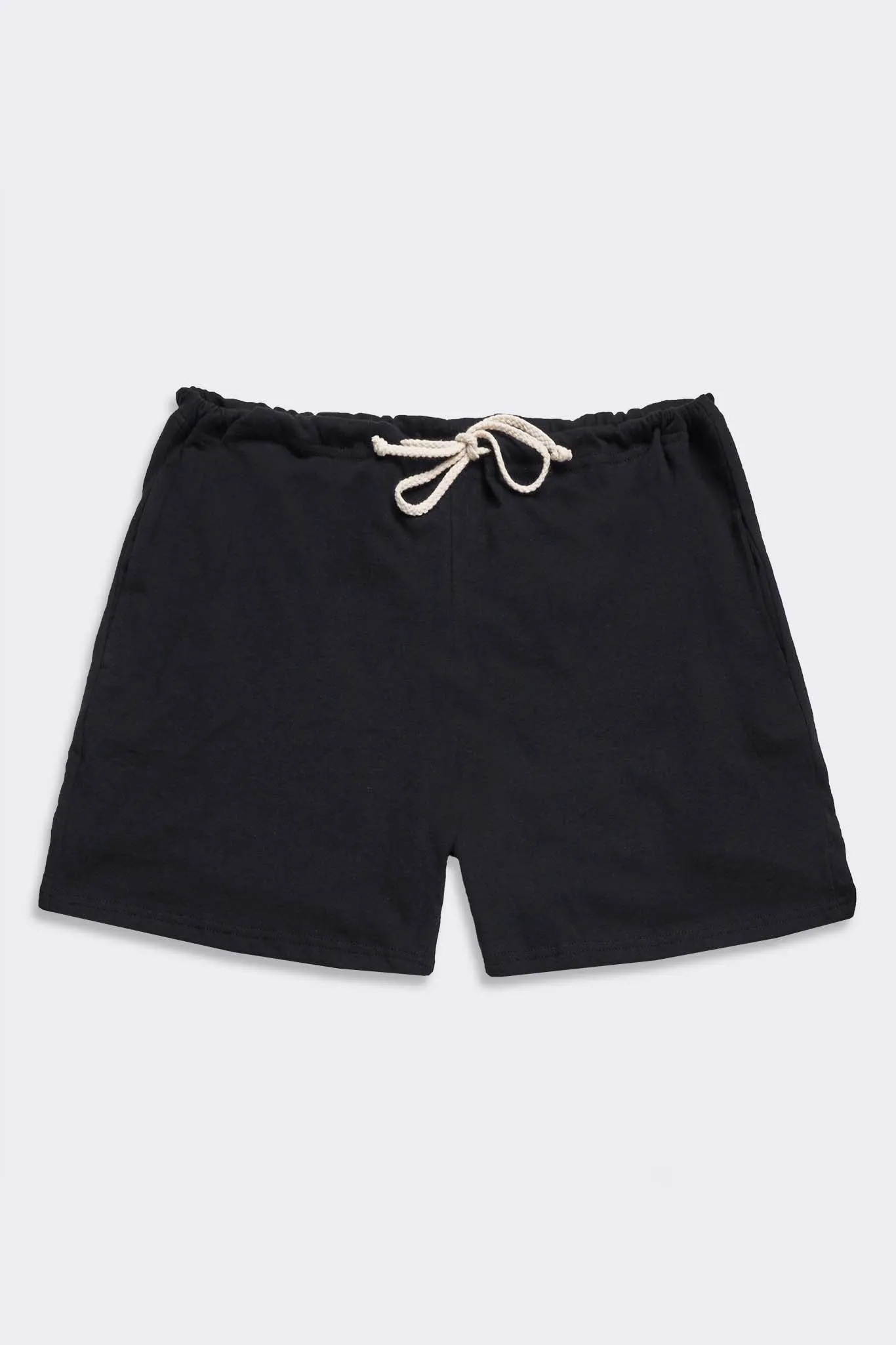 Women's Organic Lounge Shorts in Black