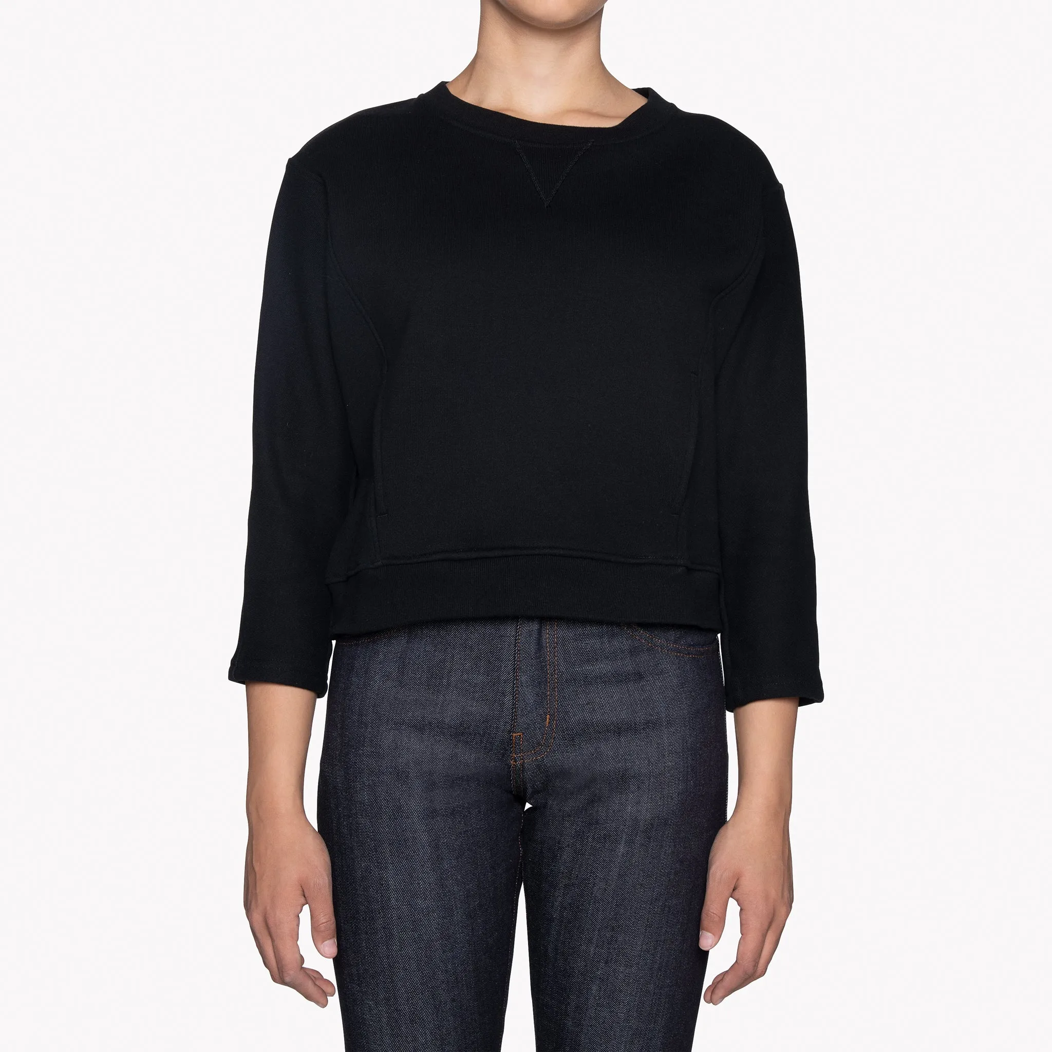 Women's - Smart Crew - Terry - Black